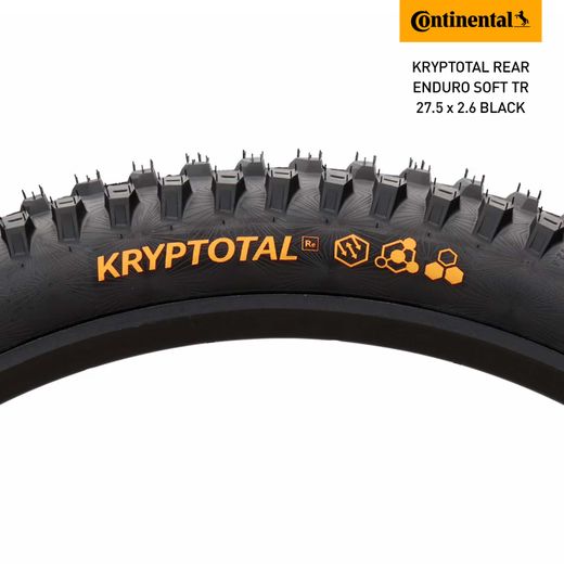 KRYPTOTAL REAR ENDURO SOFT TR 27.5 x 2.6 BLACK