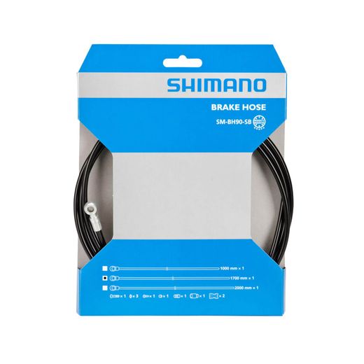 Latiguillo Freno 1700mm Negro SM-BH90-SS