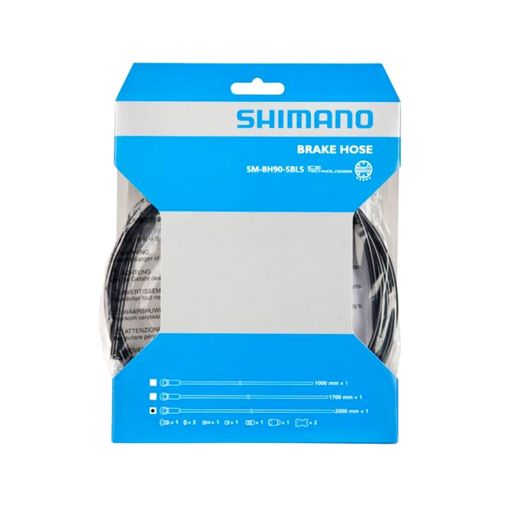 Latiguillo Freno 2000mm Negro SM-BH90-SBLS