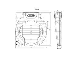 Lck Abs 4750xl R Ring+Batt Bk