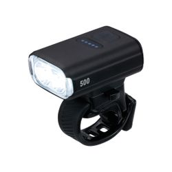 Luz delantera BBB "NanoStrike 500", 1200mAh con indicador de batería