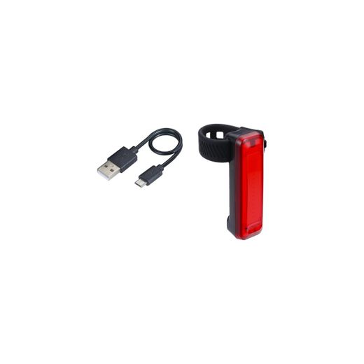 Luz trasera BBB "Signal", recargable por USB, 50 lúmenes