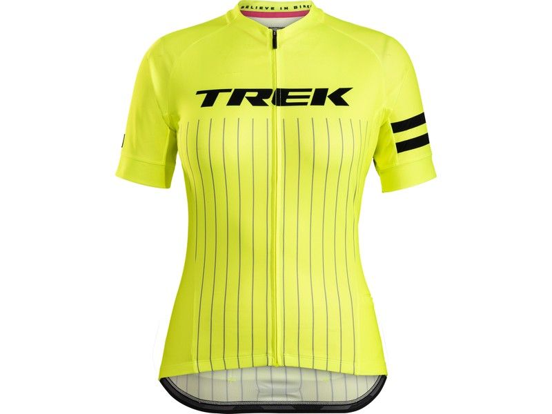 Womens Cycling Fluorescent Yellow Cycling Jersey Bontrager Anara