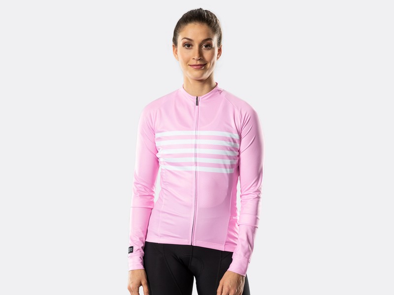 Maillot de manga larga bontrager circuit mujer m rosa — ONVELO Cycling