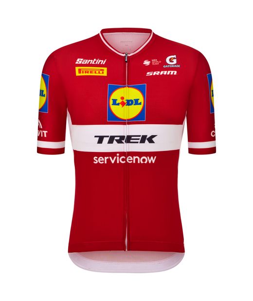 Maillot Santini Lidl Trek campeon Letonia