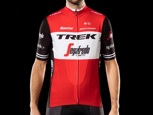 Maillot santini trek-segafredo replica xxl rouge / noir