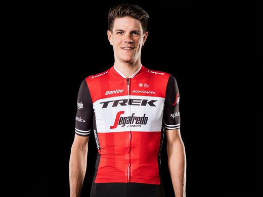 Santini trek-segafredo team xs jersey red / black