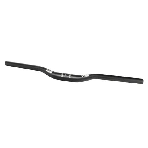 Manubrio alluminio 6061-t6, mtb doppia altezza, 620mmx25mm / curva 5 ±,