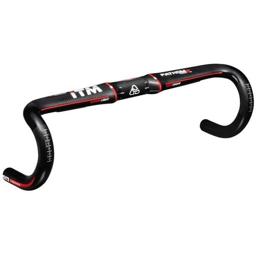Manillar itm carretera phantom if carbono 420 mm 31.8 negro