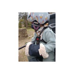 Manopole impermeabili per manubrio GASTON per bambini, marsupio porta-bebè, blu navy