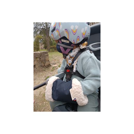 Manopole impermeabili per manubrio GASTON per bambini, marsupio porta-bebè, blu navy