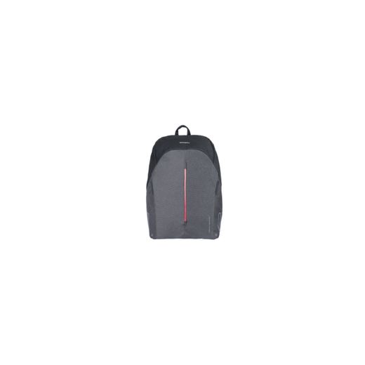 Mochila BASIL "B-Safe Commuter Nordlicht" para mujer, 13L, negra