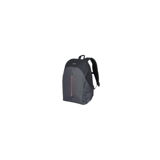 Mochila BASIL "B-Safe Commuter Nordlicht" para mujer, 13L, negra