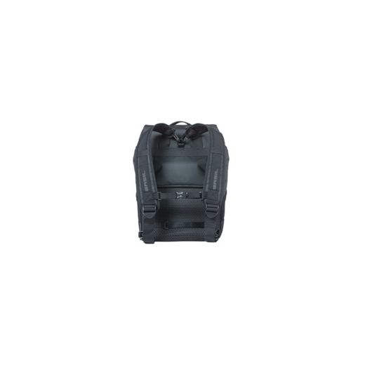 Mochila BASIL "Miles Tarpaulin", 17L, negro naranja