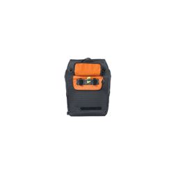 Mochila BASIL "Miles Tarpaulin", 17L, negro naranja