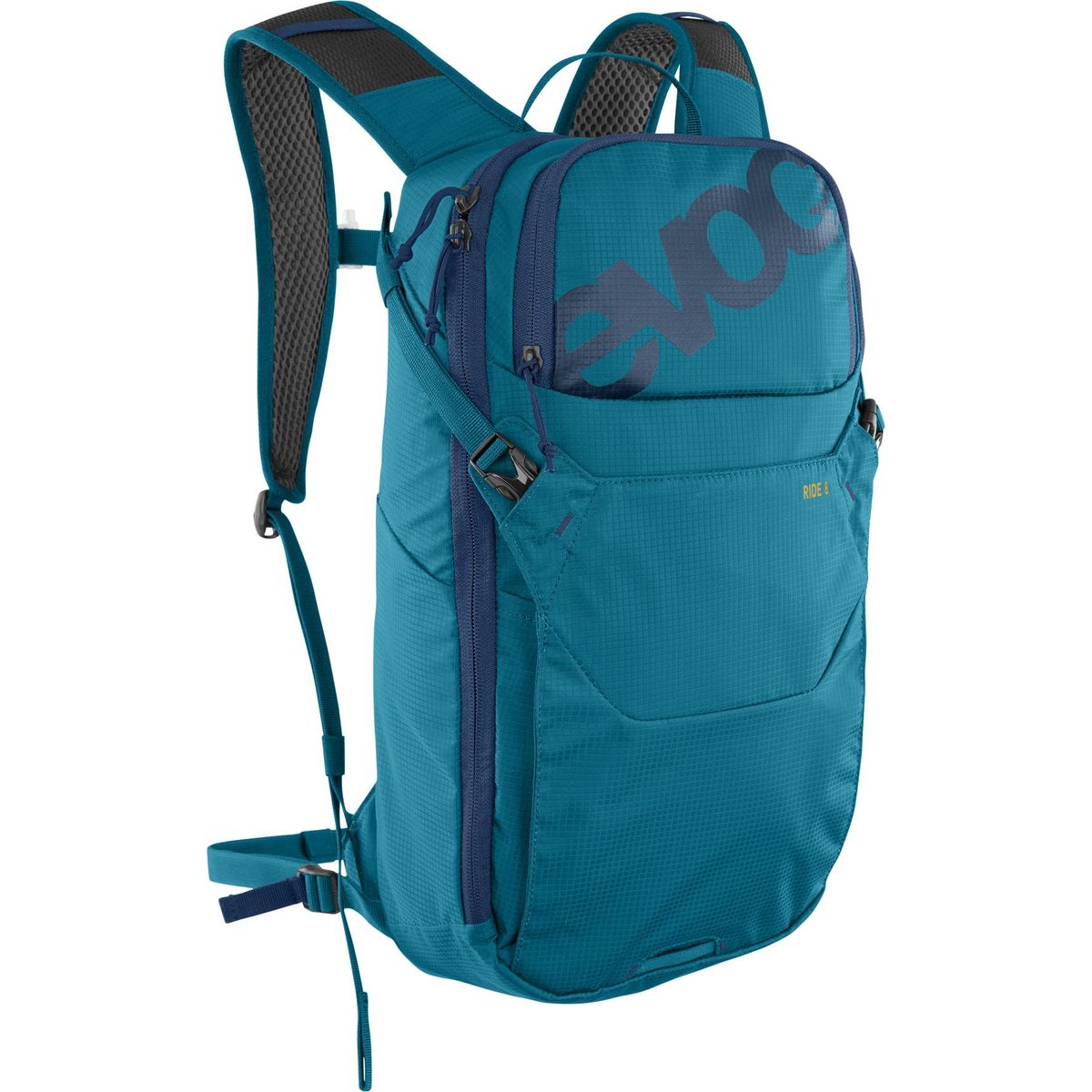 Mochila Evoc Ride 8L+Bolsa hidratación Azul