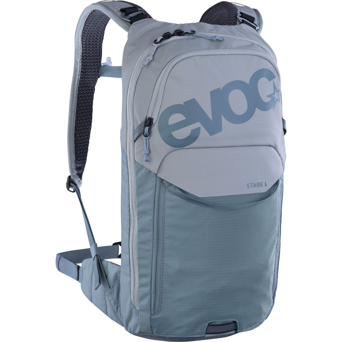 Mochila Evoc Stage 6L+Bolsa hidratación Azul