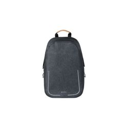 Mochila impermeable BASIL "Urban Dry", 18L, melee carbón