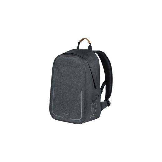 Mochila impermeable BASIL "Urban Dry", 18L, melee carbón
