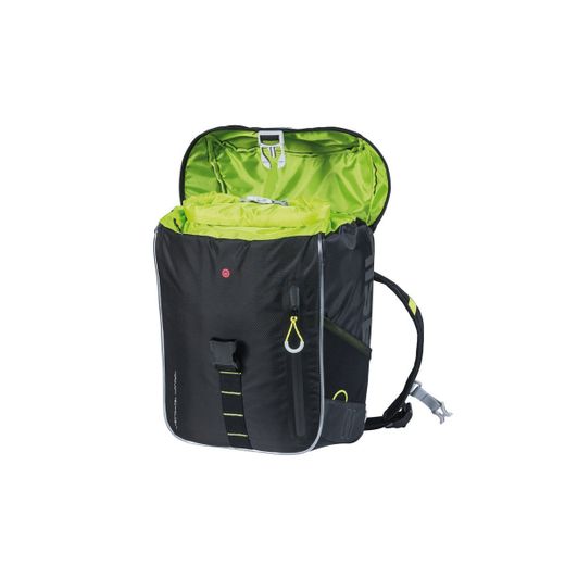 Mochila "MILES DAYPACK NORDLICHT", 17L, negro lima