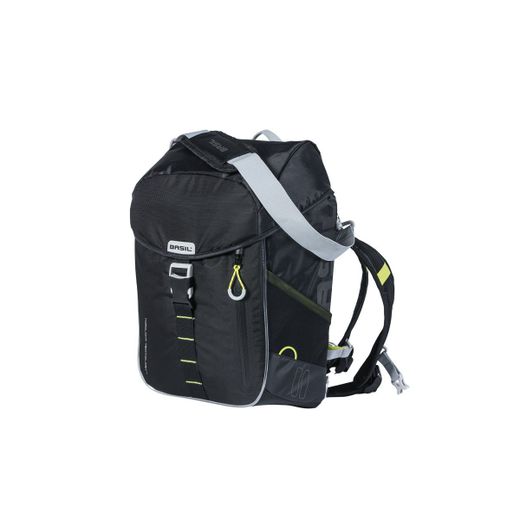 Zaino "MILES DAYPACK NORDLICHT", 17L, nero lime