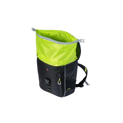 Zaino "MILES DAYPACK NORDLICHT", 17L, nero lime