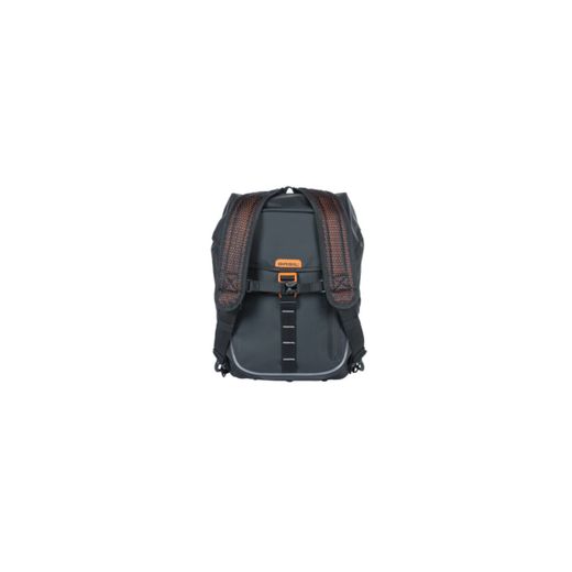 Zaino "Miles Tarpaulin Nordlicht", 17L, nero arancione