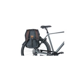 Zaino "Miles Tarpaulin Nordlicht", 17L, nero arancione