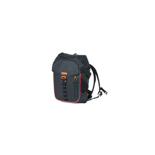 Zaino "Miles Tarpaulin Nordlicht", 17L, nero arancione