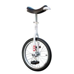 Monorrueda onlyone 18"blanca llanta de aluminio, cubierta negra