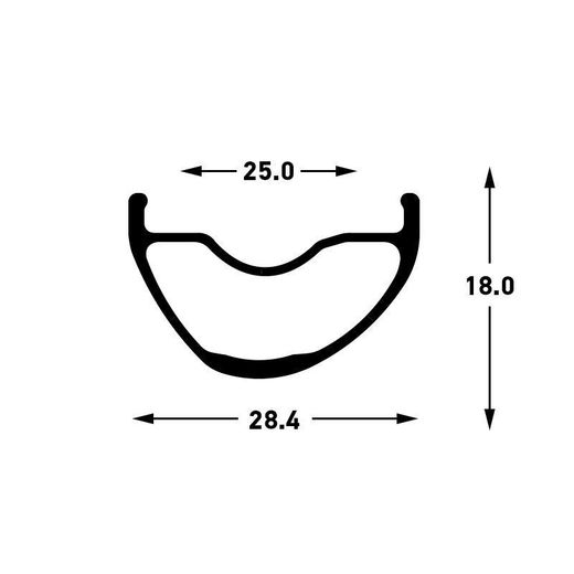Nt-llanta crest mk4 29" 32 negra