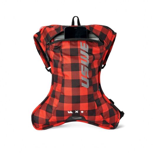 Mochila hidratación Outlaner 2 Flannel Rojo/Negro