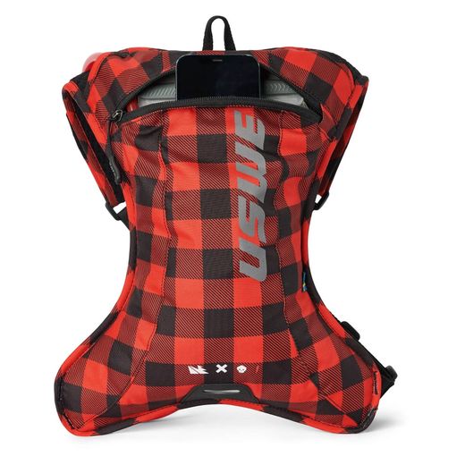 Mochila hidratación Outlaner 2 Flannel Rojo/Negro