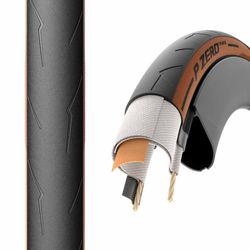 Neumático P ZERO RACE IT - 700x28, negro marrón (clásico), Techbelt carretera