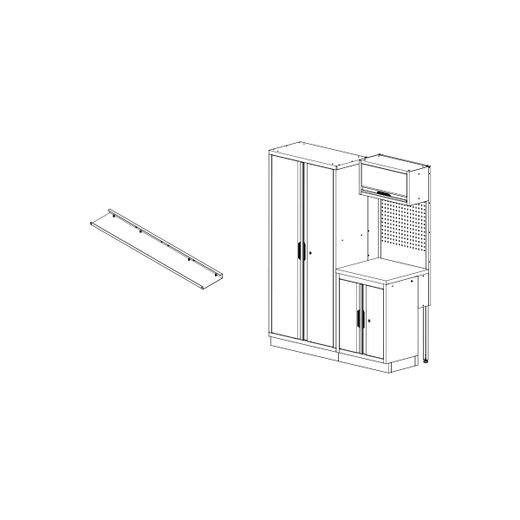 Panneau de finition pour armoire (plan de travail 61cm)