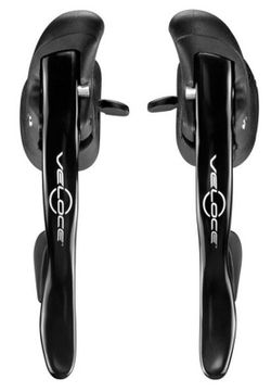 Par de manetas veloce 10v.negro ergopower