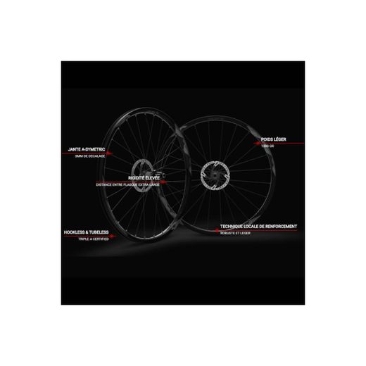 Par de ruedas MTB XD 29" de disco