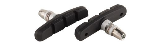 Paire de patins de frein Bontrager Linear Pull avec tige noire