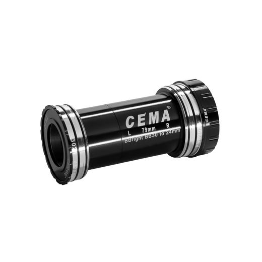 Bottom Bracket Cema BBright42 for Shimano - Ceramic - Black - With this BBright42 Interlock bottom Bracket Cema you can install a Shimano or any other 24 mm crankset in a BBright42 frame. - W: 79 x ID: 42 mm
