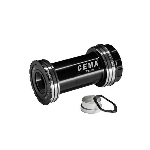 Bottom Bracket Cema BBright46 for SRAM GXP - Ceramic - Black - With this BBright46 Interlock bottom Bracket Cema you can install a SRAM GXP crankset in a BBright46 frame. - W: 79 x ID: 46 mm