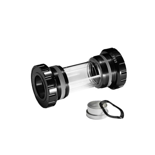 Bottom Bracket Cema BSA for SRAM GXP - Stainless Steel - Black - With this BSA bottom Bracket Cema you can install a SRAM GXP crankset in a BSA frame. - W: 68/73 - 1,37" x 24 T mm