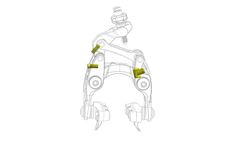 Piezas para frenos bontrager kit de pernos speed stop