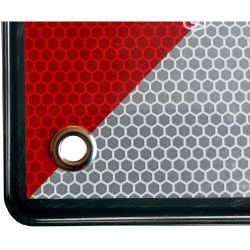 Placa V20 ABS señalización de carga saliente THU2
