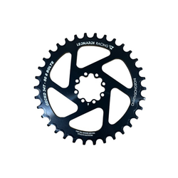 Plato Gecko SRAM de 8 agujeros, 1x, 11/12 V, desplazamiento 0 mm - 34 DIENTES, NEGROS