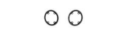 Plat oval rotor q-ring bcd110x4