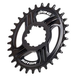 Plato rotor oval q rings dm compatible con sram® boost 3mm offset