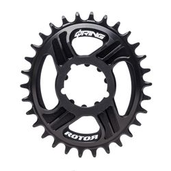 Plato rotor oval q rings dm compatible con sram® boost 3mm offset