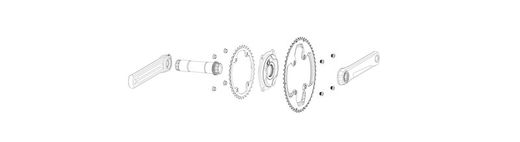 Plat rotor rodó interior bcd110x4