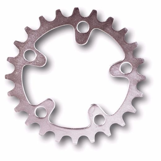 Plato stronglight acero adaptable shimano 24 dientes