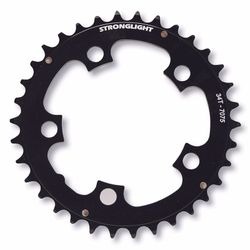 Plato stronglight aluminio adaptable shimano mtb  94 mm 36 dientes